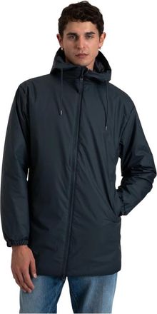 Rains Waterdichte Jas - Heren - Regenjassen - Blauw - S - Polyester - Jassen