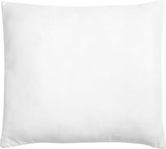 Beliani Beliani - Almohada De Poli&eacute;ster Blanco 80 X 80 Cm Perfil Bajo Microfibra Relleno Suave Errigal