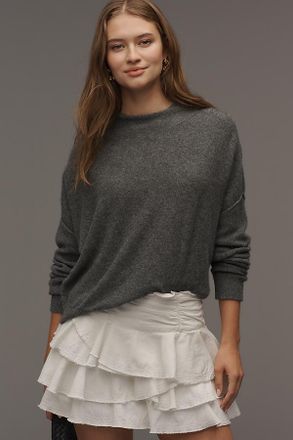 Pilcro Alani 100% Cashmere Mock Neck Sweater