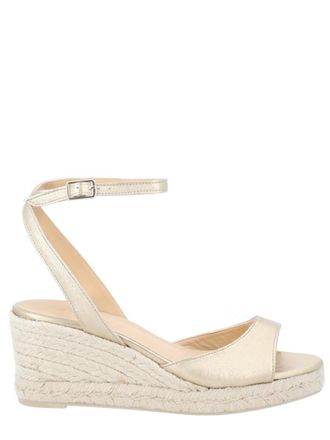 Castaner Gold Solid Brook Wedges