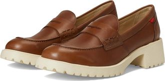 Marc Joseph New York Camden Street Womens Shoes Cognac Burnished Napa : 9.5 M, Leather