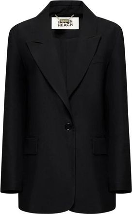 Silvian Heach Oversized blazer zwart - Dames - Blazers - Zwart - XS - Polyester - Jassen
