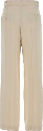 Isabel Marant Womens Noanda Trousers Beige Acetate Soie Doublures