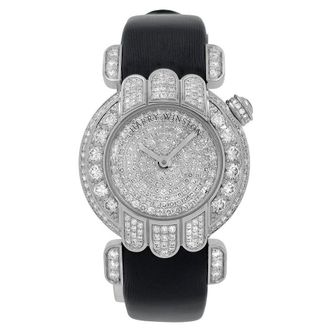 Harry Winston Pre-owned Harry Winston Premier Bijou 202-Lq27W Diamonds 50 Gr. 18K Gold Diamond Diamond Dial Ladies Watch 202-LQ27W