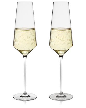 Viski Set Of 2 Reserve Liminal Ultralight Champagne Glasses