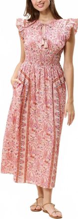 Cleobella Jonni Maxi Dress In Pink