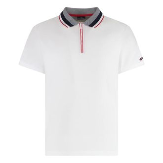 Paul & Shark Paul & Shark, Polo Shirts, male, White, Size: 2XL Cotton-piqué polo shirt