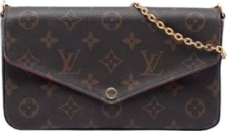 Louis Vuitton Pre-owned Clutches, female, Brown, Size: ONE SIZE Pre-owned Vintage Crossbody Clutch