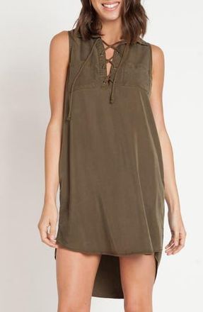 Velvet Heart Ella Lace-Up Dress in Olive at Nordstrom Rack, Size X-Small