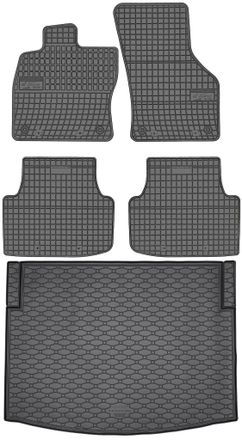 OEM Juego De Alfombrillas De Goma Para Coche Y Alfombrilla Para Maletero Para Seat Le&oacute;n Iv Hatchback A Partir De Marzo De 2020