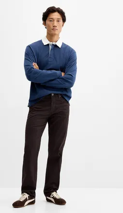 Lindbergh Mens Superflex micro-pattern pant Straight fit