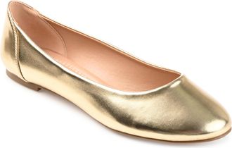 Journee Collection Women & apos;s Comfort Kavn Medium and Wide Width Dress Flats