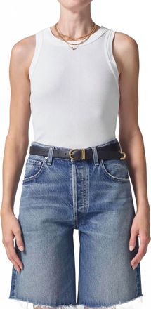 Citizens Of Humanity Isabel Rib Tank In White