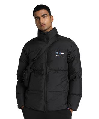Puma BMW M Motorsport Mens Quilted Jacket, Black, M