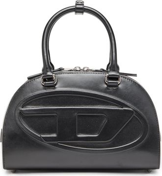 Diesel 1DR Dome-Leather bowling bag - Handbags - Woman - Black