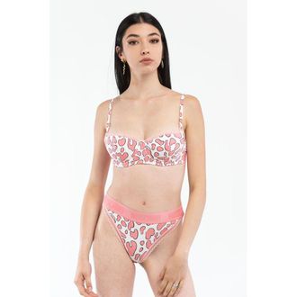 Moschino Pink Modal Womens Bra