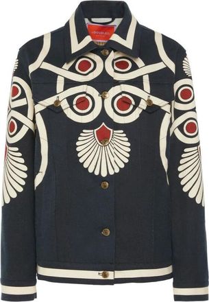 La DoubleJ Joyful Jean Jacket - Dames - Zomerjassen - Veelkleurig - S - Katoen - Jassen