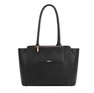 Paul Costelloe Womens Ishim Leather Shoulder Bag - Black - One Size