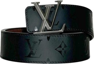 Louis Vuitton Pre-owned Vintage Canvas Belt - Heren - Vintage Accessoires - Zwart - ONE Size - Leer - Vintage