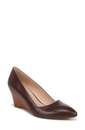 Franco Sarto Frankie Leather Wedge Pump in Cafe at Nordstrom Rack, Size 8