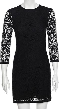 Joseph Black Lace Georgia Sheath Dress