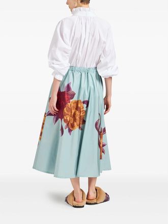 La DoubleJ Floral-print Skirt