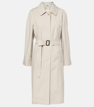 Max Mara The Cube Orleans belted twill coat