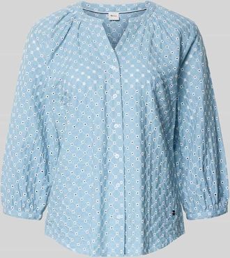Brax Brax Regular Fit Bluse aus reiner Baumwolle Modell VELIA in Bleu, Gr&ouml;&szlig;e 38