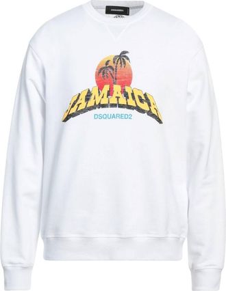 Dsquared2 DSquared2 Uniseks Jamaica Sweatshirt voor volwassenen (Wit)