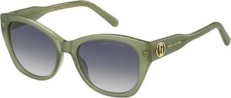 Marc Jacobs Gradient Grey Azure Blue Cat Eye Ladies Sunglasses MARC 732/S 1ED 55