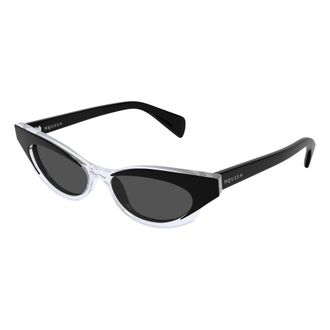 Alexander McQueen Am0544S Zonnebril - Dames - Accessoires - Zwart - Maat: 52 MM Nylon