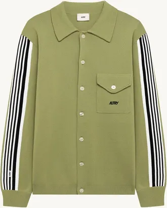 Autry KNITTED VISCOSE SHIRT JACKET MAN