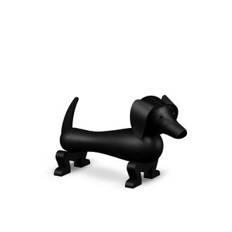 Kay Bojesen Holz-Hund, klein, Eiche dunkel gebeizt