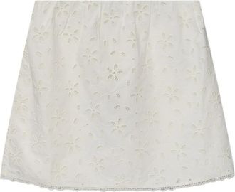 Poss&eacute; Gonna Salma a fiori - Bianco