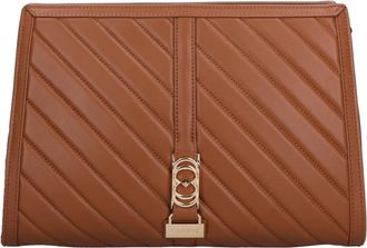 La Carrie Plumar Grote Tas - Dames - Clutches - Bruin - ONE Size - Leer - Tassen