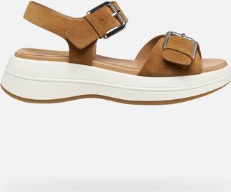 Geox Spherica Ecub-3 S Woman Cognac, Size: 35