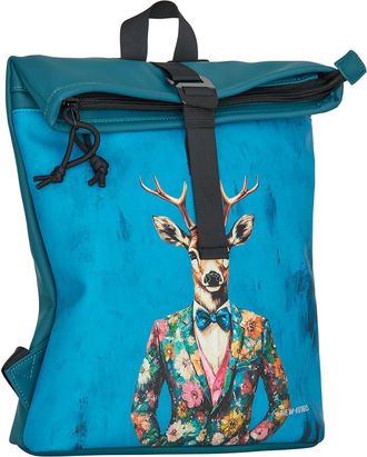 New Rebels Mart Los Angeles Dressed Deer Rolltop Backpack Mini, multicoloured