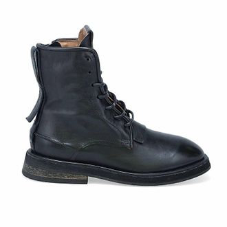 A.S.98 Womens Chevy Combat Boot In Black