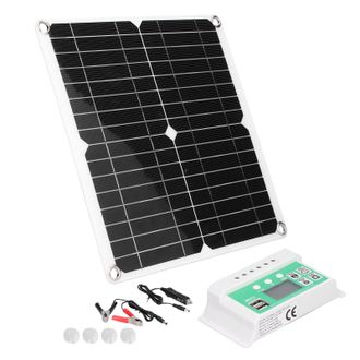 OEM Kit De Panel Solar Flexible Monocristalino De 40 W Y 18 V Con Controlador De Carga De 60 A Y Dos Puertos Usb
