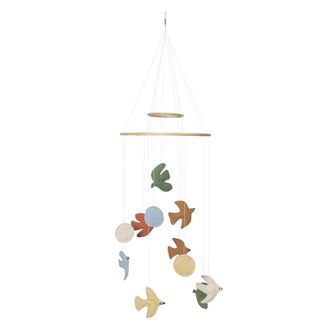 Ferm Living Swif Bird Mobile, multicolor