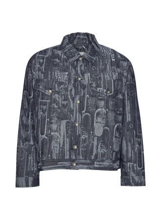 Henrik Vibskov Rooster jacket - unisex - Organic Cotton - S - Blue