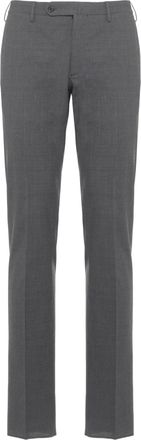 Incotex Grey Wool-Blend Pants