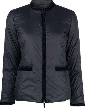 Emporio Armani padded reversible jacket - women - Polyester/Polyamide/Polyester/Polyamide - 38 - Blue