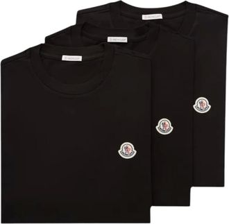 Moncler Heren, Tops, Zwart, Maat: 2XL Katoen