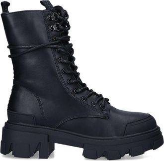 Kurt Geiger Vegan Trekker Lace Up Boots