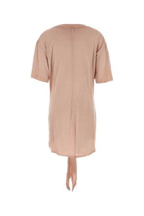 Diesel Womens Pink Jersey T-Shirt Dress 7aw Exterior. Hemp Cotton Abiti