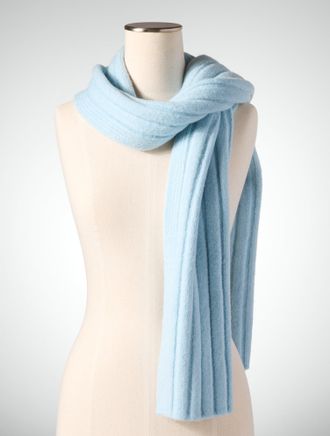 Talbots Soft Ribbed Scarf - Salt Water - 001 Talbots