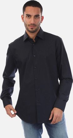 HUGO BOSS Mens H-Joe-Kent-C1-214 Shirt - Navy - Size: 48/Regular