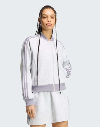 adidas Originals Track Top grigio chiaro m&eacute;lange / ardesia