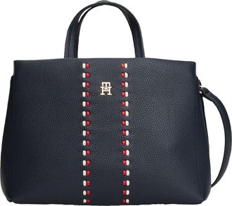 Tommy Hilfiger Womens Timeless Satchel,SPACE BLUE One Size
